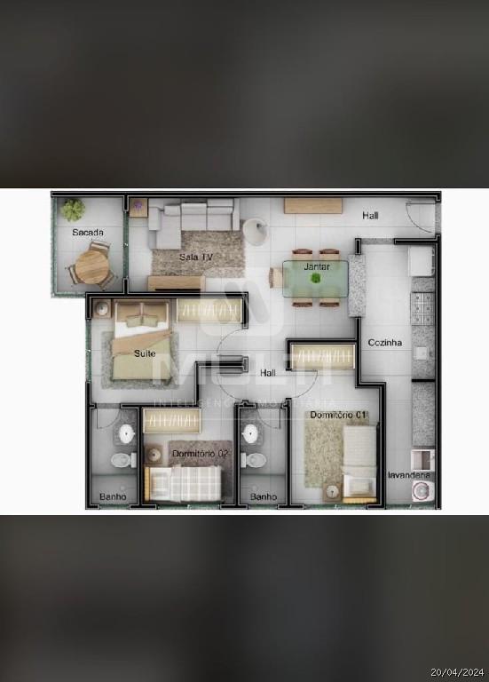 Apartamento, 2 quartos, 70 m² - Foto 3