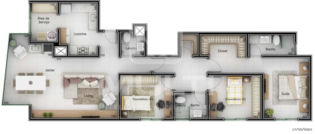 Apartamento, 3 quartos, 126 m² - Foto 7