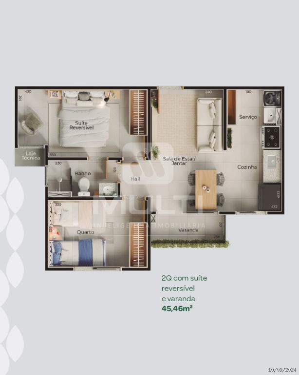 Apartamento, 2 quartos, 45 m² - Foto 4