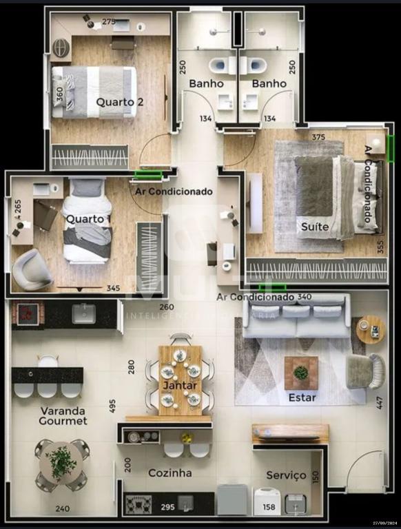 Apartamento, 3 quartos, 95 m² - Foto 3