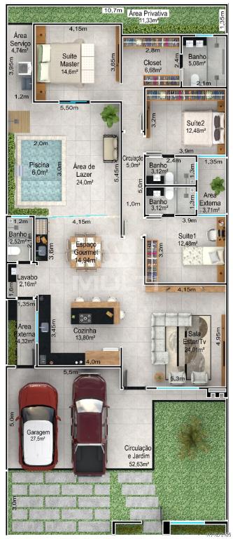 Casa à venda com 3 quartos, 175m² - Foto 7