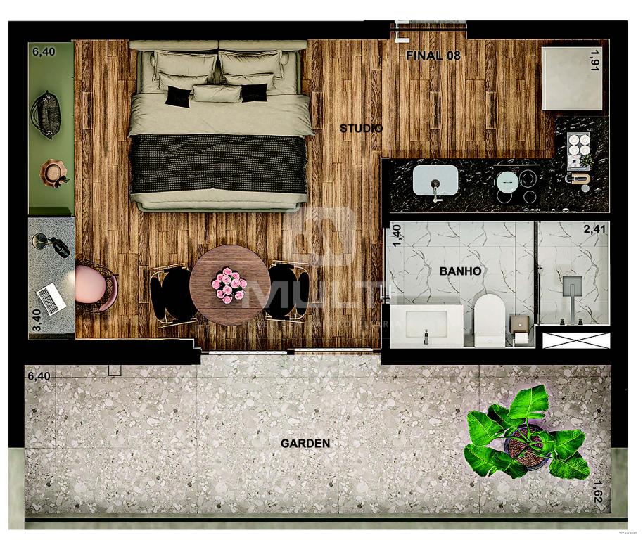 Apartamento à venda com 1 quarto, 27m² - Foto 23