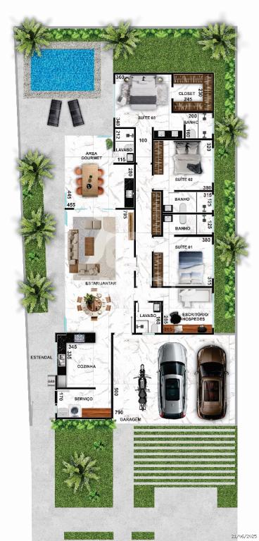 Casa de Condomínio, 3 quartos - Foto 3