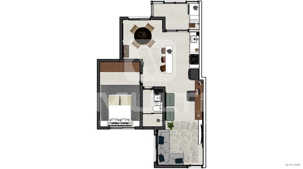 Apartamento, 2 quartos, 51 m² - Foto 17