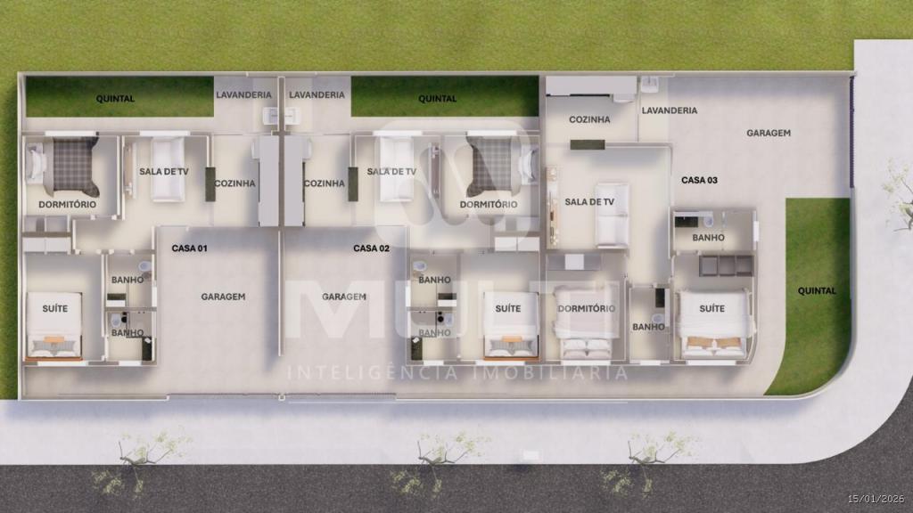 Casa, 2 quartos, 43 m² - Foto 3