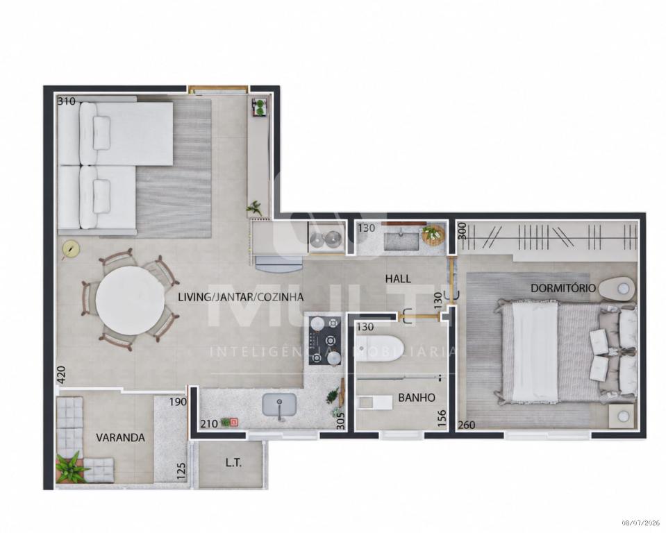 Apartamento, 1 quarto, 36 m² - Foto 13