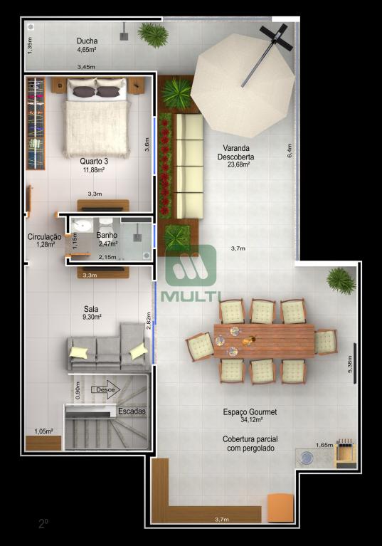 Apartamento à venda com 2 quartos, 100m² - Foto 14