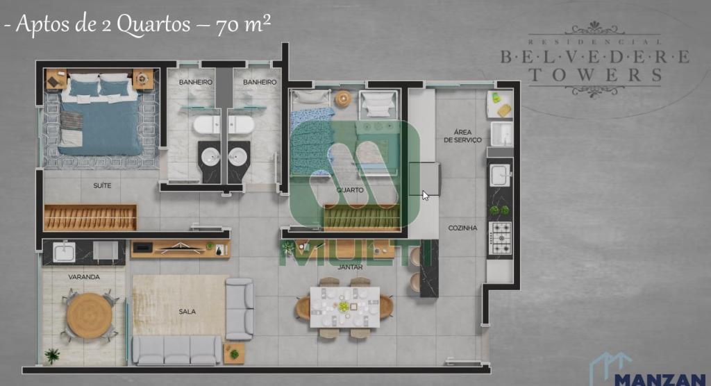 Apartamento à venda com 3 quartos, 82m² - Foto 4