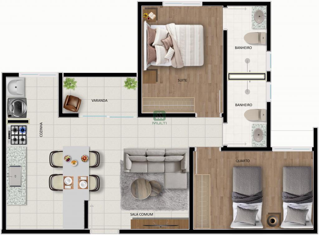 Apartamento à venda com 2 quartos, 55m² - Foto 18