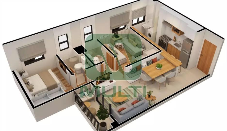 Apartamento à venda com 2 quartos, 55m² - Foto 4