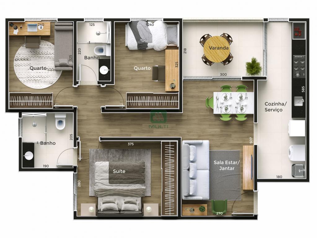 Apartamento à venda com 3 quartos, 76m² - Foto 12