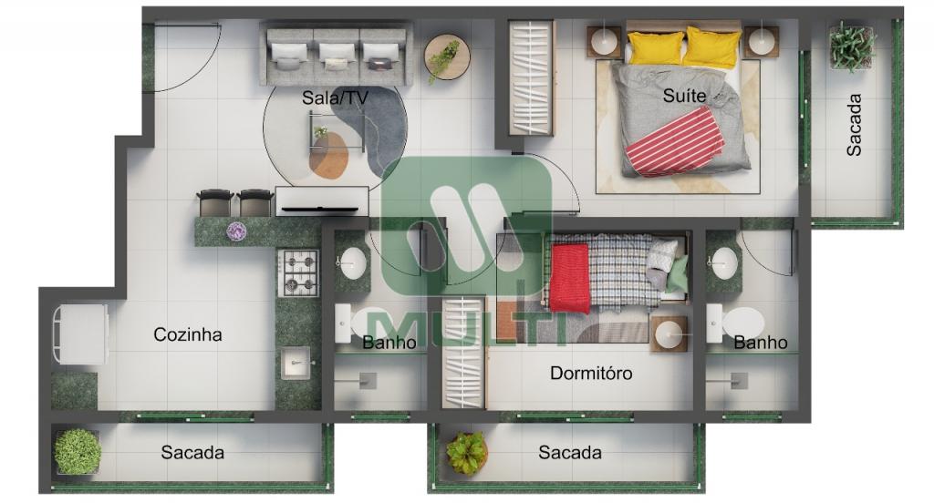 Apartamento à venda com 2 quartos, 47m² - Foto 6