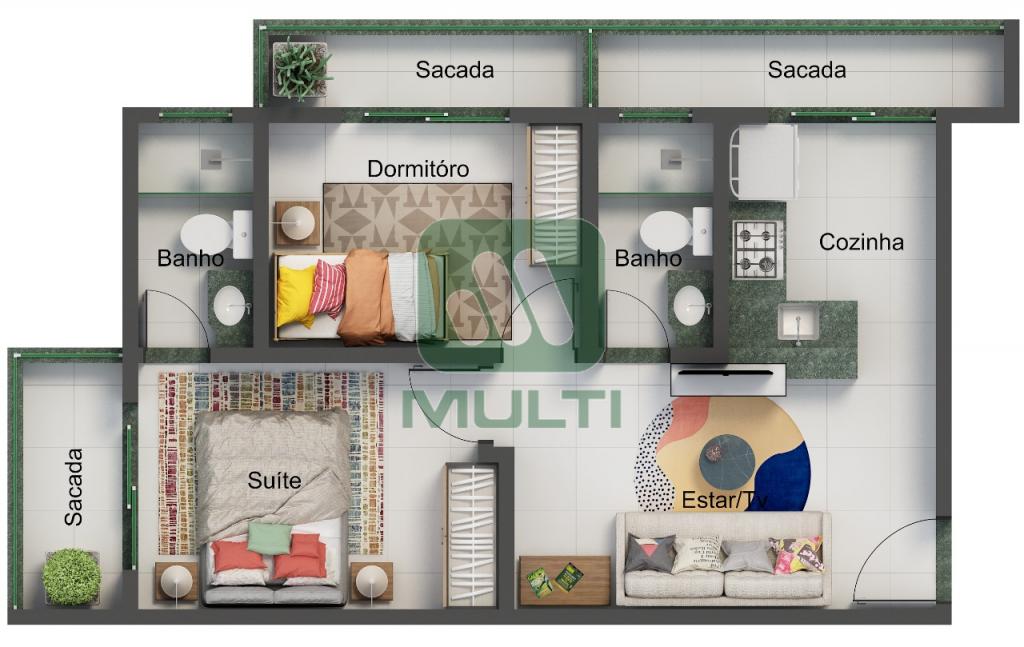 Apartamento à venda com 2 quartos, 47m² - Foto 7