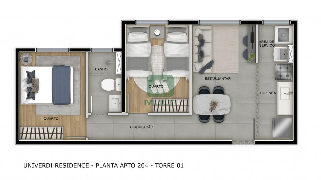 Apartamento à venda com 2 quartos, 41m² - Foto 11