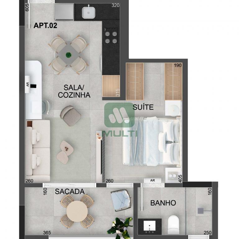 Apartamento à venda com 1 quarto, 43m² - Foto 5