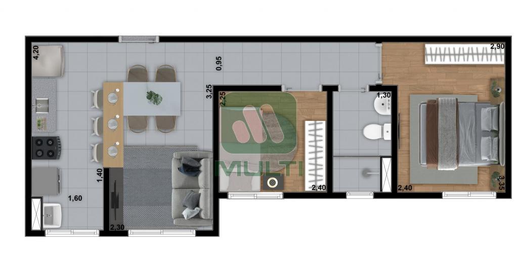 Apartamento à venda com 2 quartos, 43m² - Foto 4