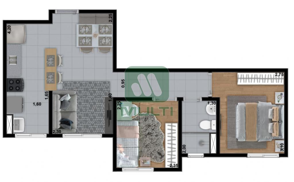 Apartamento à venda com 2 quartos, 43m² - Foto 6