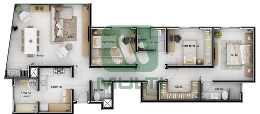 Apartamento à venda com 3 quartos, 126m² - Foto 6