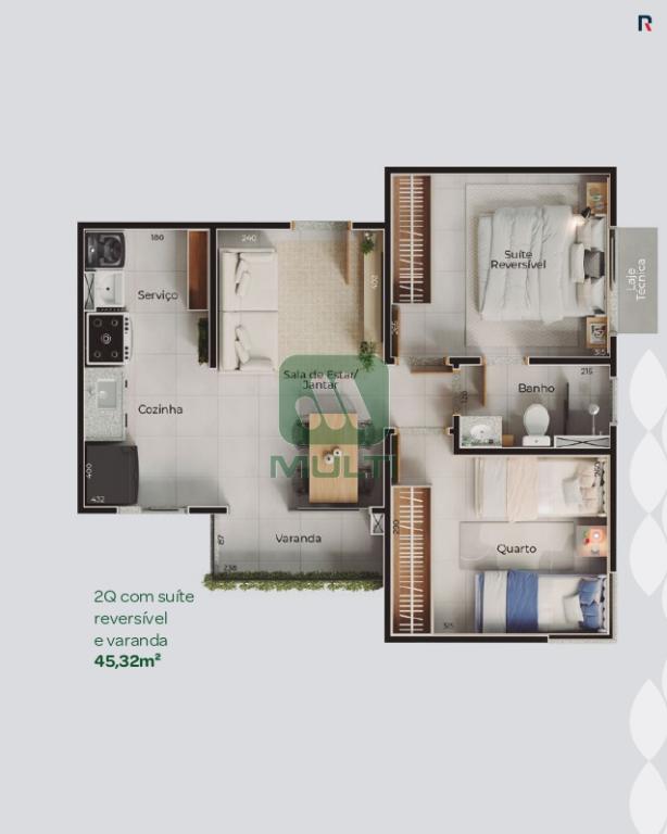 Apartamento à venda com 2 quartos, 45m² - Foto 5