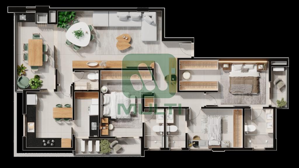 Apartamento à venda com 3 quartos, 137m² - Foto 11