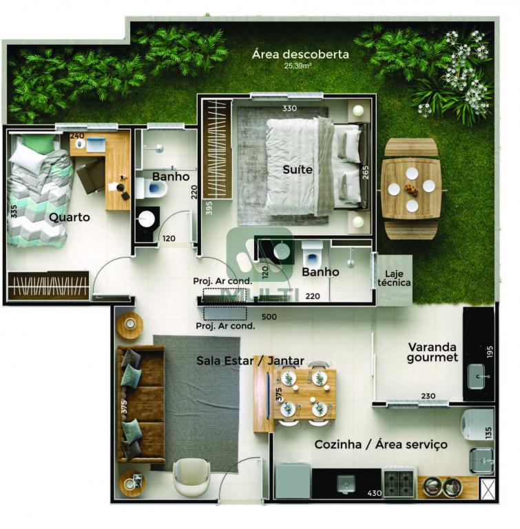 Apartamento à venda com 2 quartos, 56m² - Foto 9