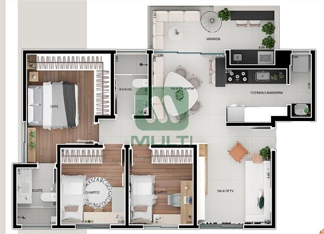 Apartamento à venda com 3 quartos, 92m² - Foto 17