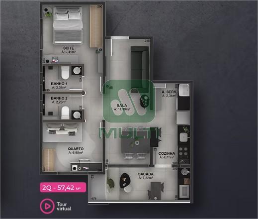 Apartamento à venda com 2 quartos, 57m² - Foto 15