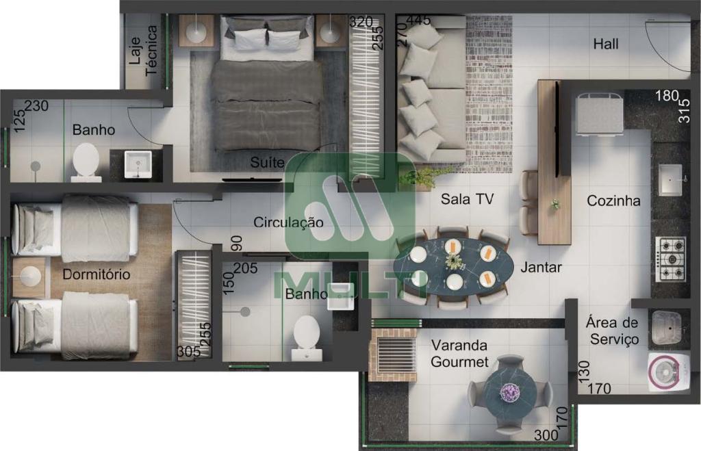 Apartamento à venda com 2 quartos, 59m² - Foto 13